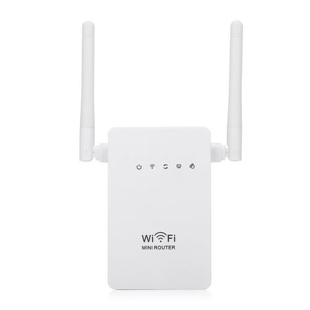 Doube Antenna 300Mbps Wifi Repeater Wireless-N Range Extender Signal Booster Network