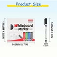 thumbnail image 6 of 0.5mm Fine Tip Dry Erase Whiteboard Markers, 4 Colors Erasable Small White Board Marker Pens for clǎssroom Office Home Small Whiteboard Writing, 6 of 9