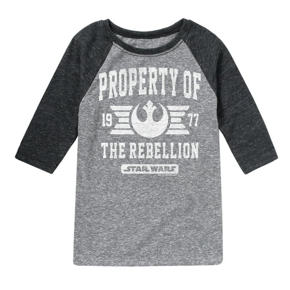 Star Wars - Property Of Rebellion - Toddler And Youth Raglan