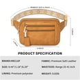 thumbnail image 5 of HKCLUF Belt for Women,Vegan Leather Everywhere Crossbody Bags for Any age Women Men Trendy Waist with Adjustable Strap, 5 of 10