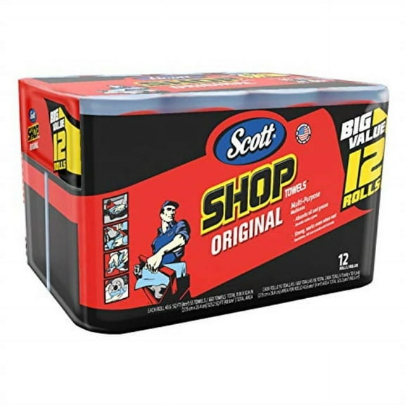Scott Shop Towels 24R Automotive Cleaners, 3.5 lbs, 24 Pieces