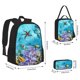 thumbnail image 2 of Fotbe Corals and Tropical Fish Set Escolar 3 en 1 para Niños - Mochila Duradera con Lonchera Aislante y Estuche para Lápices - Mochila Escolar para Niños y Niñas, 2 of 7