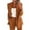 Khaki, variant on WTOBBY Women's Tailored Lapel Casual Jacket Blouse Top, Long Sleeve Slim Fit Cardigan Coat for Business Wear, Elegant and Professional Outerwear with Button Closure,Beige L