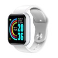 thumbnail image 1 of Smart Watch IP67 Reloj de pulsera a prueba de agua Compatible con Bluetooth 4.0 Heartrate Sleep Tracking Watch, Blanco Inevent EL002837-02B, 1 of 7