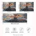 thumbnail image 4 of Dailycode Satin Pillow Case Standard Silk Pillow Cover for Hair and Skin Envelope Closure Elegant Woman Play Violin 20"x26", 4 of 9