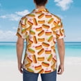 thumbnail image 6 of Goofa Hot Dog In Heart Hawaiian Shirt for Men, Unisex Summer Beach Casual Short Sleeve Button Down Shirts,Aloha Tropical Floral print shirt-Small, 6 of 9