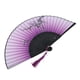 thumbnail image 4 of Abanico de mano plegable Sincero morado 21 cm 38 cm, 4 of 9