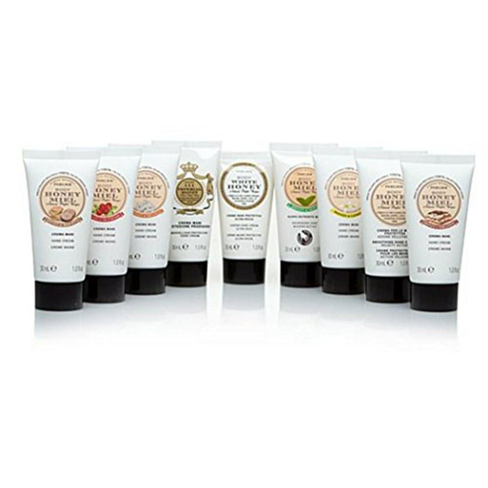 Perlier Mini Hand Cream Traveler Set Honey 9 piece Set