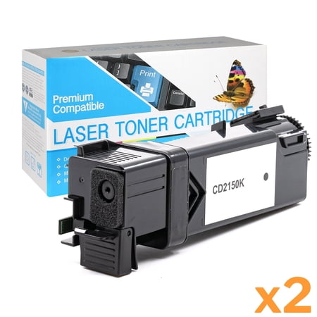 Cartridge compatible with Dell 2150cn 2150cdn 2155cn 2155cdn 331-0719 2-pack!