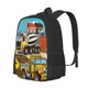 thumbnail image 1 of Fotbe Different Construction Site Vehicles Mochila para Hombre y Mujer - Tela Oxford 600D Resistente - Mochila Impermeable de Gran Capacidad para Escuela, Viajes y Senderismo, 1 of 6
