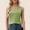 Green, variant on Women Summer Jacket Fashion Casual Round Neck Shirt Sleeveless T Shirt Vest Adjustable Tops for Women Workout Set Active Crop 3xl Tops for Women Athletic Tops Girls Wardrobe Women Pocket Top Fitness