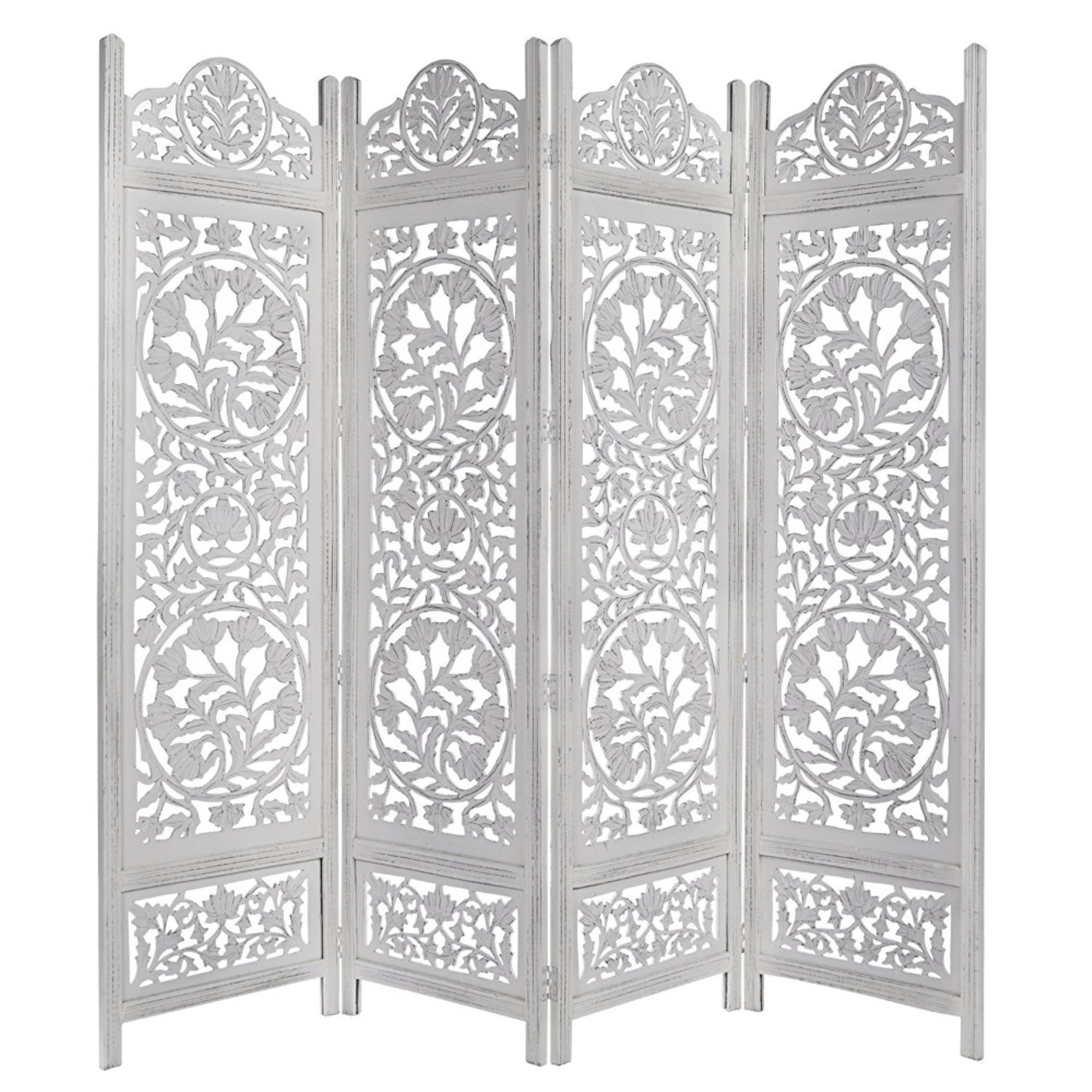 Home Decor Total Privacy Room Divider Chinese Style Lotus Partition Curtain 