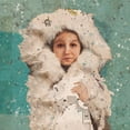thumbnail image 2 of Wiley, Marta 15x15 Black Modern Framed Museum Art Print Titled - Eskimo Child II, 2 of 4