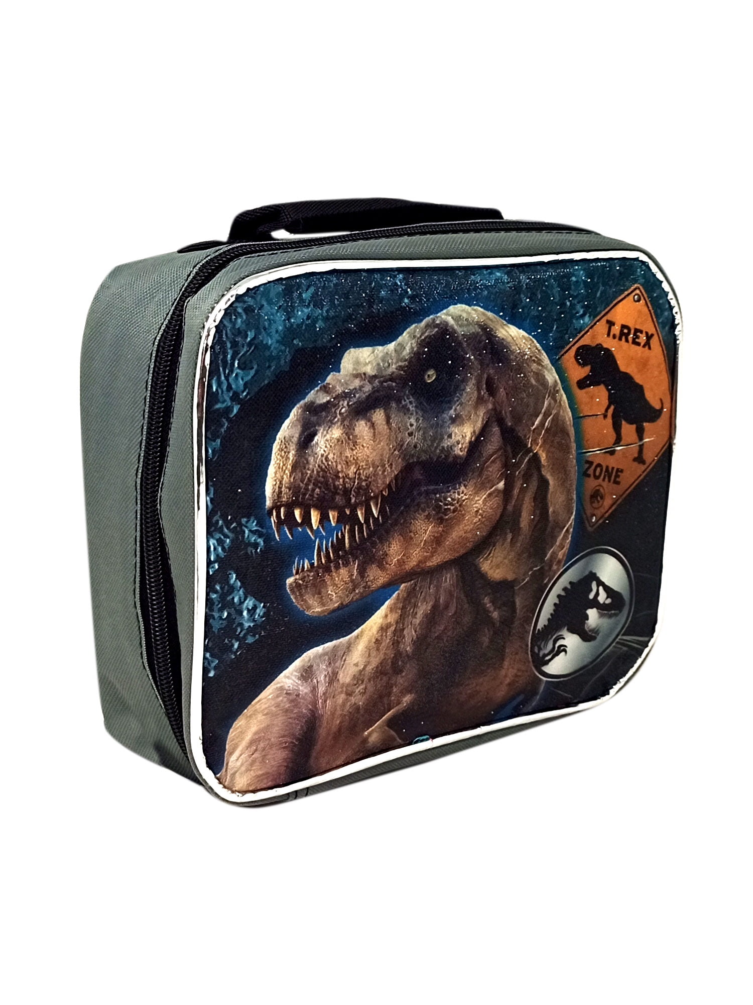 TP-Link zoeo boys dinosaur lunch box 3d insulated lunch bag prep kids  cooler blue tote freezable shoulder strap waterproof picnic meal