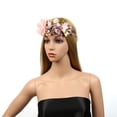 thumbnail image 3 of Diadema de flores Soledad Guirnalda de flores Rosado, 3 of 10