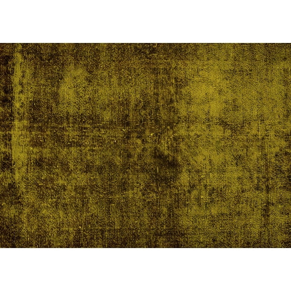 Ahgly Company Indoor Rectangle Persian Yellow Bohemian Area Rugs, 6' x 9'