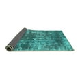 thumbnail image 2 of Ahgly Company Indoor Rectangle Abstract Turquoise Blue Modern Area Rugs, 2' x 3', 2 of 4