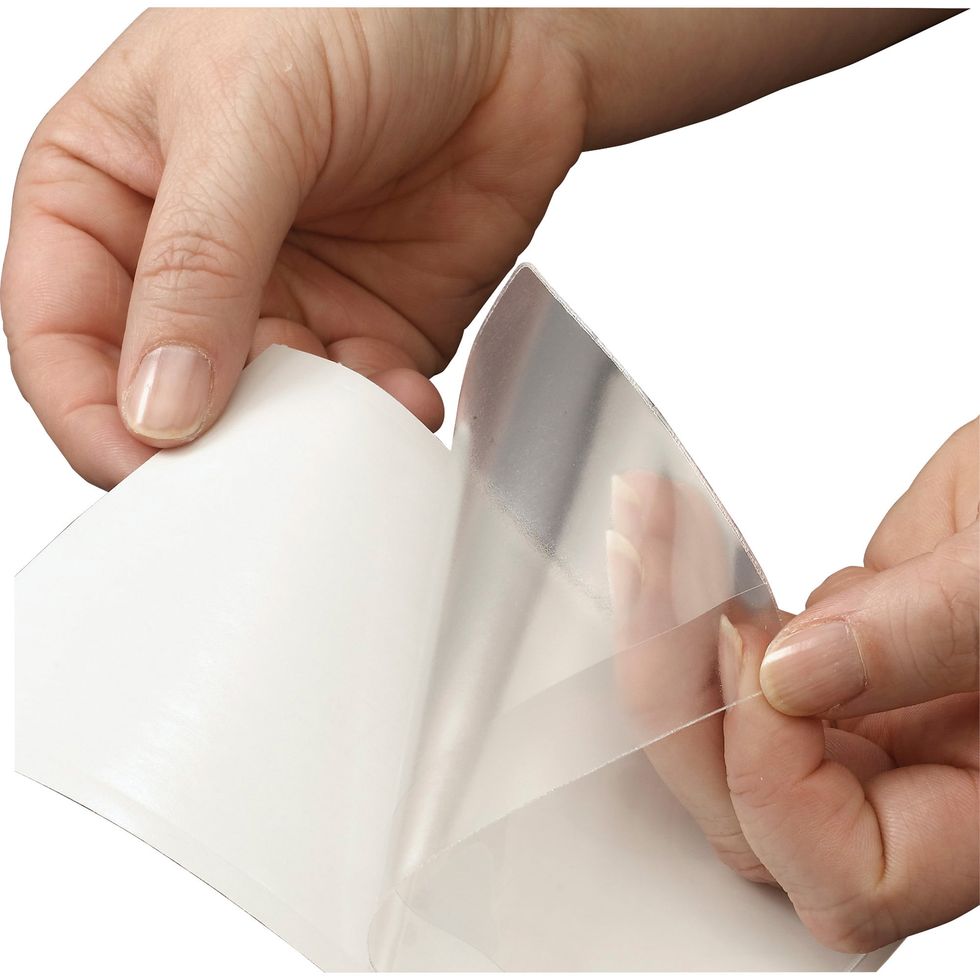 Smead Self-Adhesive Poly Pocket, 6" x 4", Clear, 100 per Box (68164)