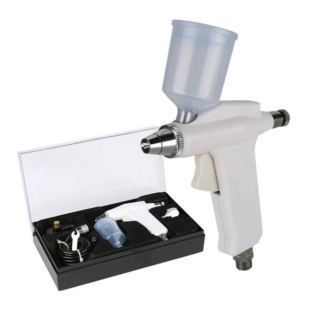Kit d'Aérographe Pneumatique Portatif à Alimentation, Ensemble Professionnel de Mini Pistolets à Pulvérisation pour Peindre des Modèles, Colorier, Beauté, Construction Durable