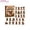 A, variant on STPToys Christmas Advent Calendar 2026 24 Day Countdown with 24 Red Squirrel Acrylic Hanging Ornaments Holiday Xmas Tree Decor Gift Box for Indoor Home Decoration