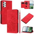 thumbnail image 1 of For Samsung Galaxy A23 5G (Global Version) A23 4G Case Tulip Leather Phone Cover with 5 Card Slots W, 1 of 5