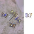 thumbnail image 2 of Fiudx Broca de Uñas con Forma de Mariposa de Cristal, Colores Degradados Holográficos, Fácil Aplicación, Joyería para Uñas, Uso En Salones de Belleza En Casa, Diseño de Uñas Divertido, Materiales Seg, 2 of 2
