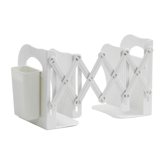 Ohufall Desktop Book Holders Book End Plates Foldable Book Stand Simples Book Shelf Desk Storage Organizer Desktop Organizers Book Rack