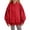 Red, variant on GiLiling Kids Teen Boys Girls Zip Up Hoodie Long Sleeve Warm Fleece Sweatshirt Oversized Jacket with Pockets Casual Fall Fashion Outfit (Purple, 5-6 Years)