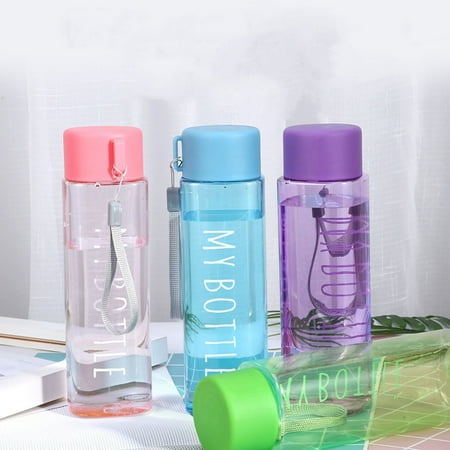 

GXSR 500ml Water Bottle Milk Bottles No BPA Leakproof Water Bottle Portable Reusable Milk Juice Bottle Perfect for Fitness Gym Camping Sports
