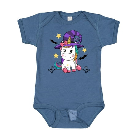 

Inktastic Halloween Girls Unicorn Witch Outfit Gift Baby Girl Bodysuit