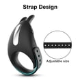 thumbnail image 4 of XBONP Vibrating Penis Ring, G Spot Rabbit Vibrator Rechargeable Penis Ring Vibrator with 7 Vibration Modes, Silicone Sex Toy for Man, 4 of 6