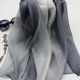 thumbnail image 4 of Bufanda de mujer, bufanda de cuello, bufandas de verano, estola con degradado de color para vestido de noche, fiesta, boda, novia, bufanda de seda/bufanda de algodón durante todo el año, 4 of 4