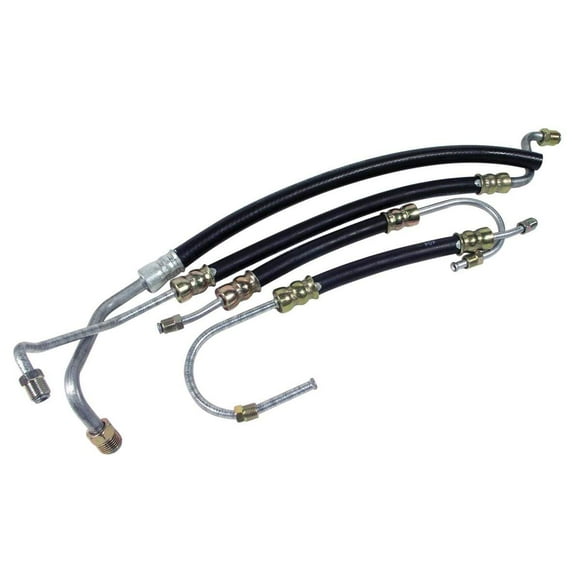 C2 C3 Corvette Power Steering 4 Piece Hose Kit Fits: 63 through 79 Corvettes Small Block