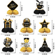 thumbnail image 3 of Adornos de panal de abeja para fiesta de jubilación en oro negro, decoración de mesa de escritorio con forma de panal, decoración de bolas de panal para fiesta de jubilación, 3 of 5