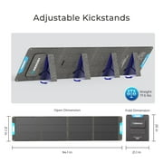 Renogy 200W Portable Solar Panel with Adjustable Kickstands, IP65 Waterproof, Foldable Solar Panel for Power Station, RV, Camping, Off Grid