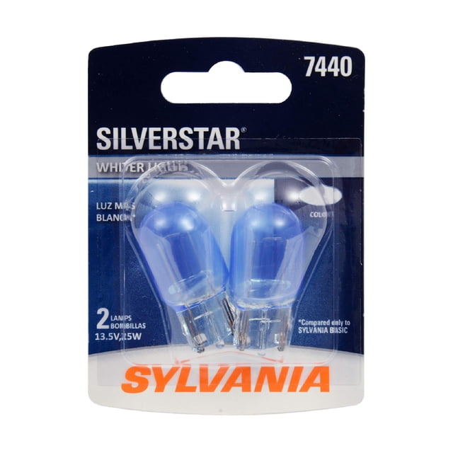 Minibombilla SYLVANIA 7440 SilverStar, luz más blanca y brillante
