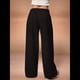 thumbnail image 5 of Pantalones Deportivos de Pierna para Mujer, Cintura Alta, Holgados, con Cordón Interior y Pierna Recta. Negro S, 5 of 10