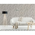 thumbnail image 5 of Brewster Jomax Grey Warehouse Brick Paste The Wall Non Woven Wallpaper, 20.5-in by 33-ft, 56.4 sq. ft., 5 of 8