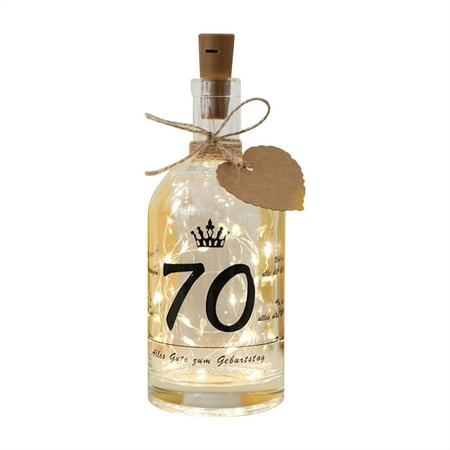 

Yuoaen Desktop Dress Up Led Bottle Light 70 1*Cash Gift Led Bottle Light with Slogan Mood Light Happiness Light Personalized Gift Clearance Sale