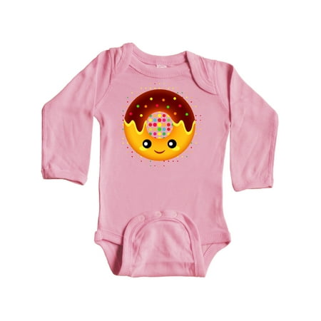 

Inktastic Donut Lover Gift Gift Baby Boy or Baby Girl Long Sleeve Bodysuit