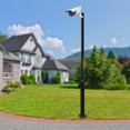 thumbnail image 5 of Street Light Pole 10ft Tall, Black Galvanized Heavy-Duty Metal Solar Street Lamp Mounting Post Outdoor Street Lamp Post for Outdoor Courtyard Parking Lot Lighting Fixtures, 5 of 14
