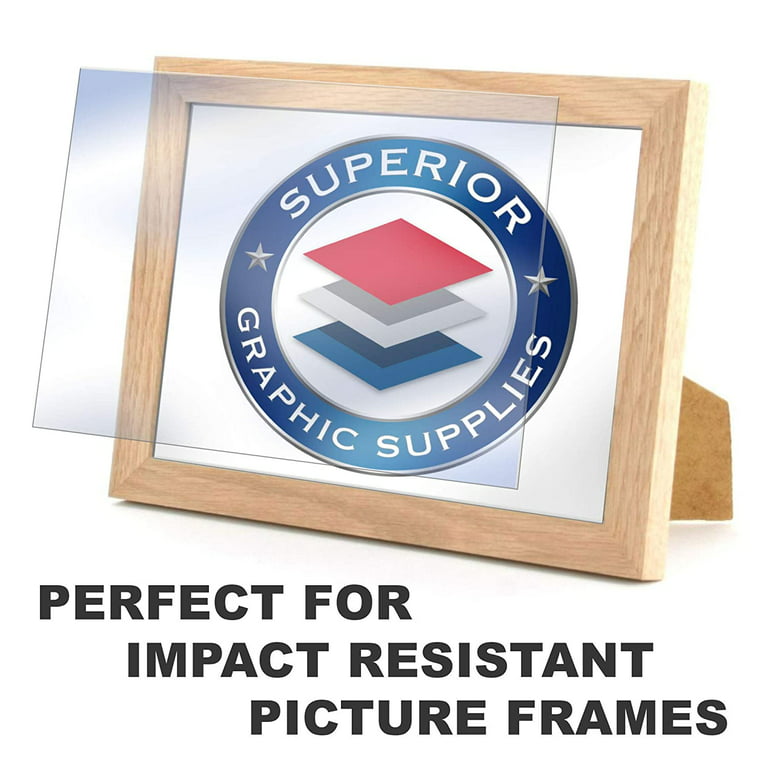 Superior Graphic Supplies PETG Clear Plexiglass Plastic Sheets 24