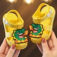 thumbnail image 6 of Gubotare Baby Sandals Boy Baby Girls Boys Sandals Rubber Soft Sole Toddler First Walker Outdoor Summer Beach Shoes Size 4.5 (Yellow, 4.5), 6 of 6
