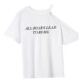 thumbnail image 3 of Camiseta básica de mujer Yinane suave casual cuello redondo L, 3 of 8