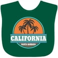 thumbnail image 3 of Inktastic Santa Barbara California Boys or Girls Baby Bib, 3 of 4
