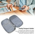 thumbnail image 4 of Passport Wallet Organizer, Travel Document Organizer Portable Waterproof Multifunctional  for Car Keys, 4 of 8