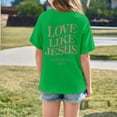 thumbnail image 5 of JAJAHO Girls Short Sleeve T Shirt Summer Oversized Tee Casual Letter Print Crew Neck Baggy Streetwear Shirts For Kids 3-14Y Versatile Tops, 5 of 8