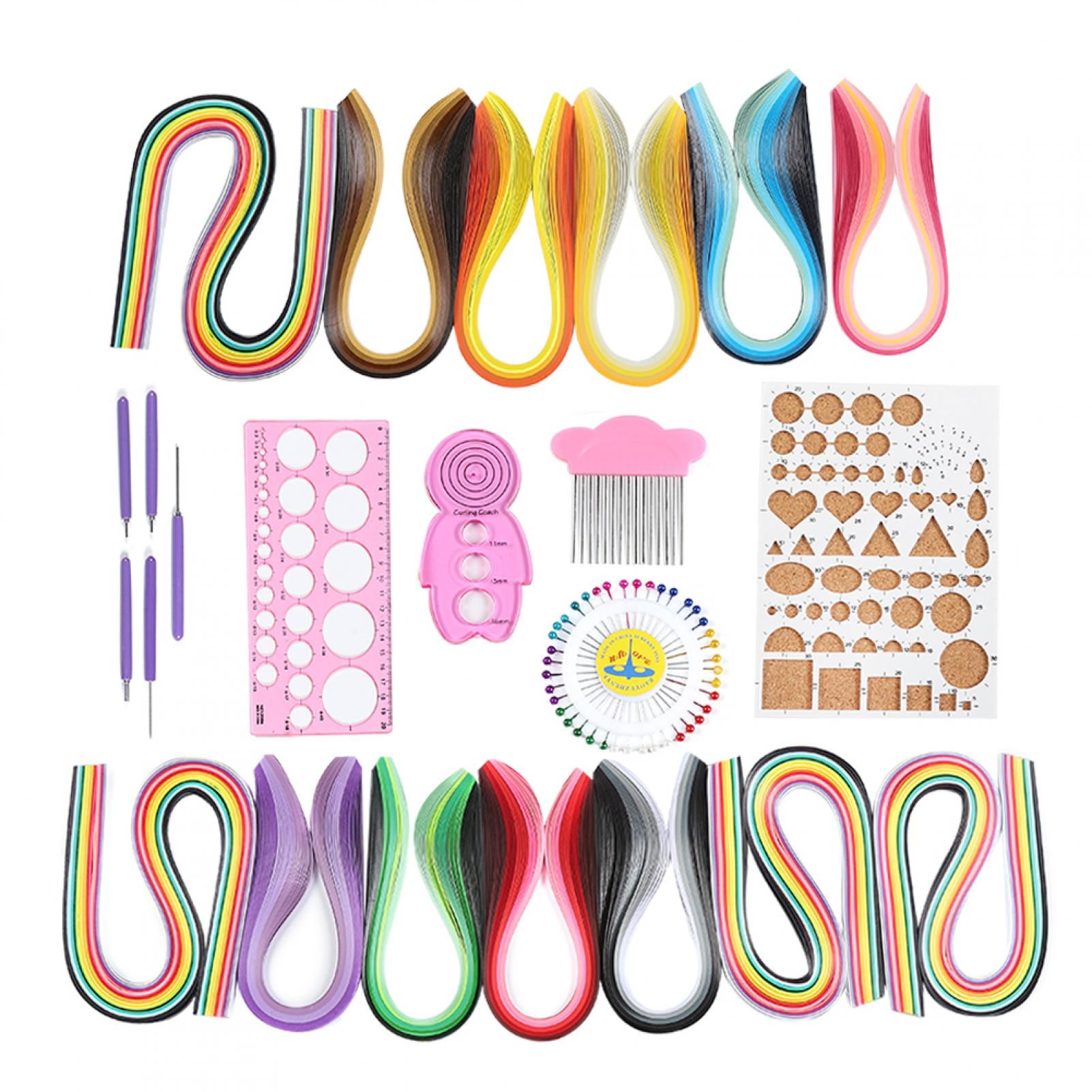 Buy Quilling Paper Art Set, Paper Quilling, High Stiffness Packaging