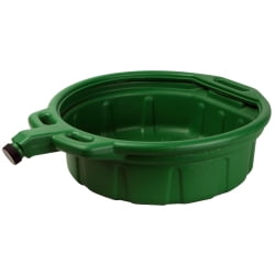 Portable Oil Drain Pan for Oil Changes Radiator Flush Coolant Anti-Freeze Green 