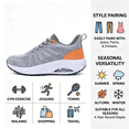 thumbnail image 5 of REABO Women's Arch Support Walking Shoes Orthotic Lightweight Breathable Sneakers for Plantar Fasciitis,Grey Size 11, 5 of 9